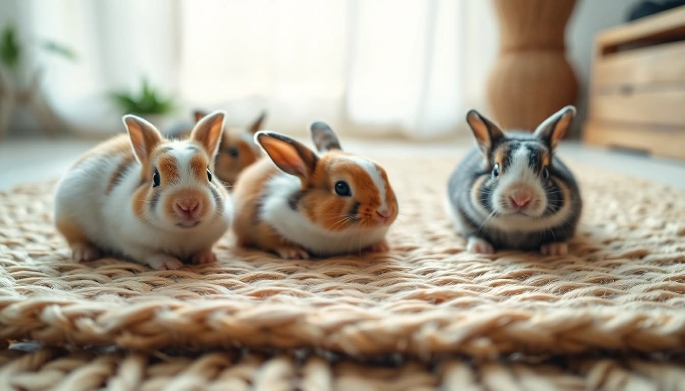 Nagermatte für Nagetiere mit weichen, natürlichen Fasern in einer gemütlichen Umgebung.