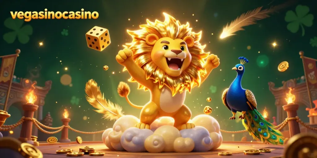 Spin the reels of fun at vegasinocasino with golden dice and roaring adventure.