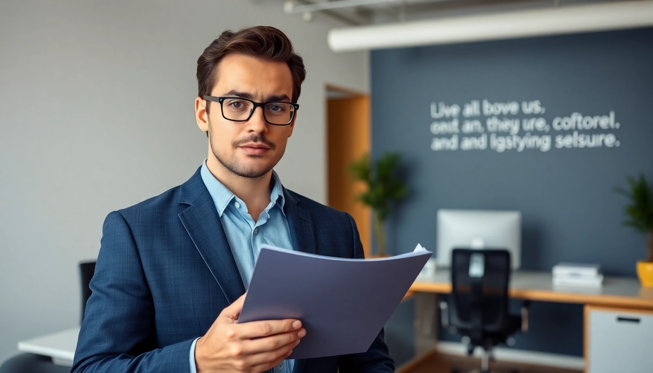 Headhunter Schweiz in a professional office environment focusing on candidate selection.