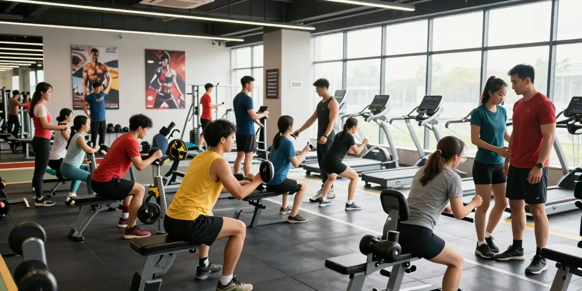 Aktive Fitness-Community im Astera Shop für Steroide, motivierende Umgebung mit Modernität.
